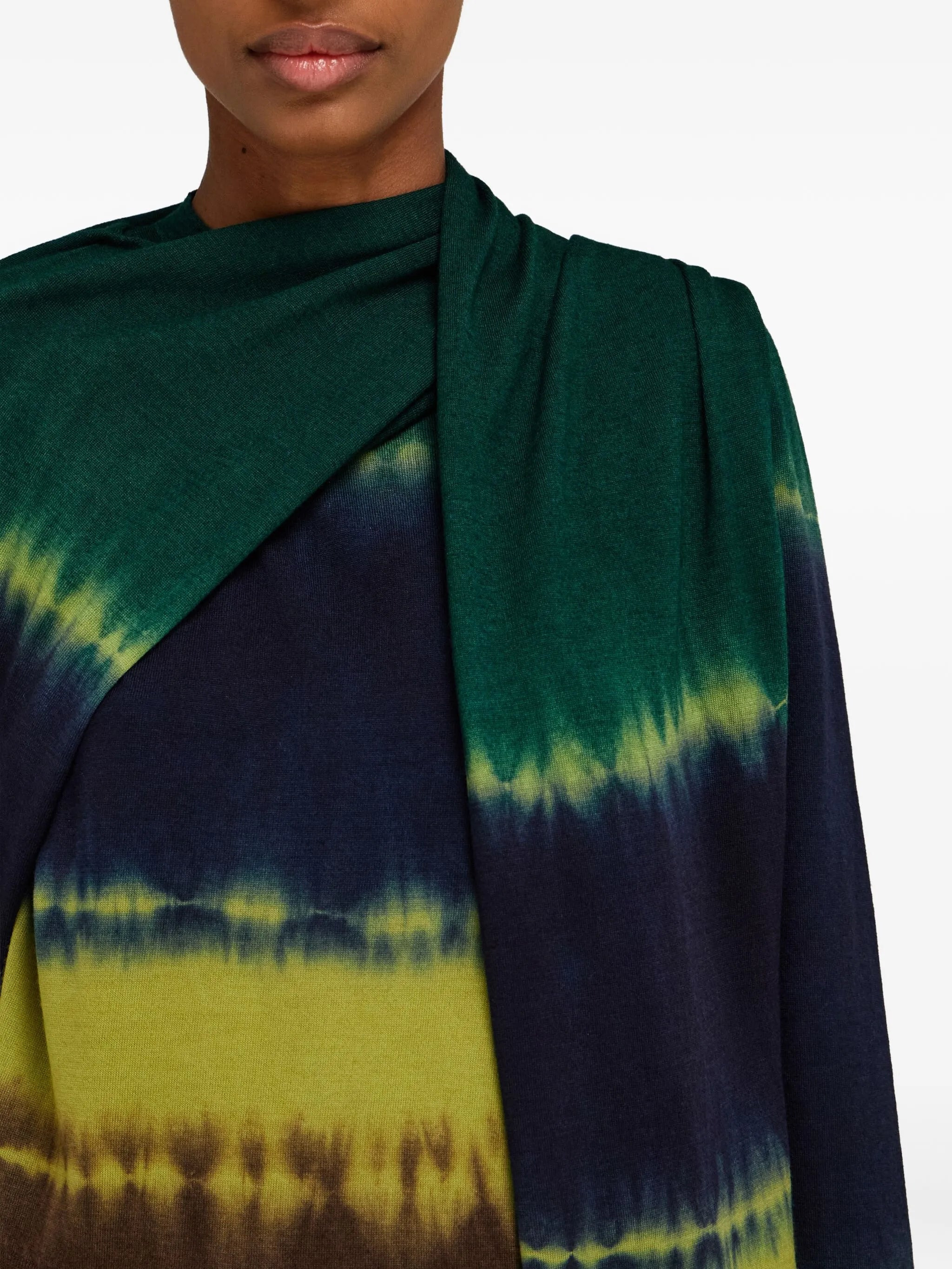 tie-dye print pullover - 5