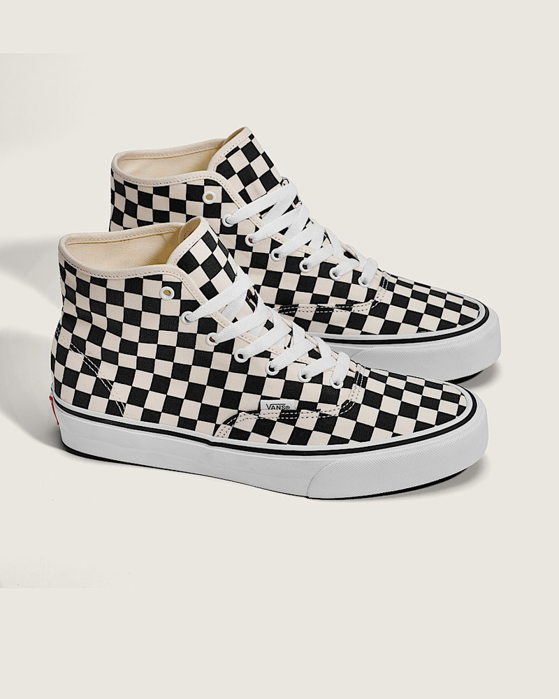 Vans Authentic Hi 2.0 Checkerboard Shoe outlook