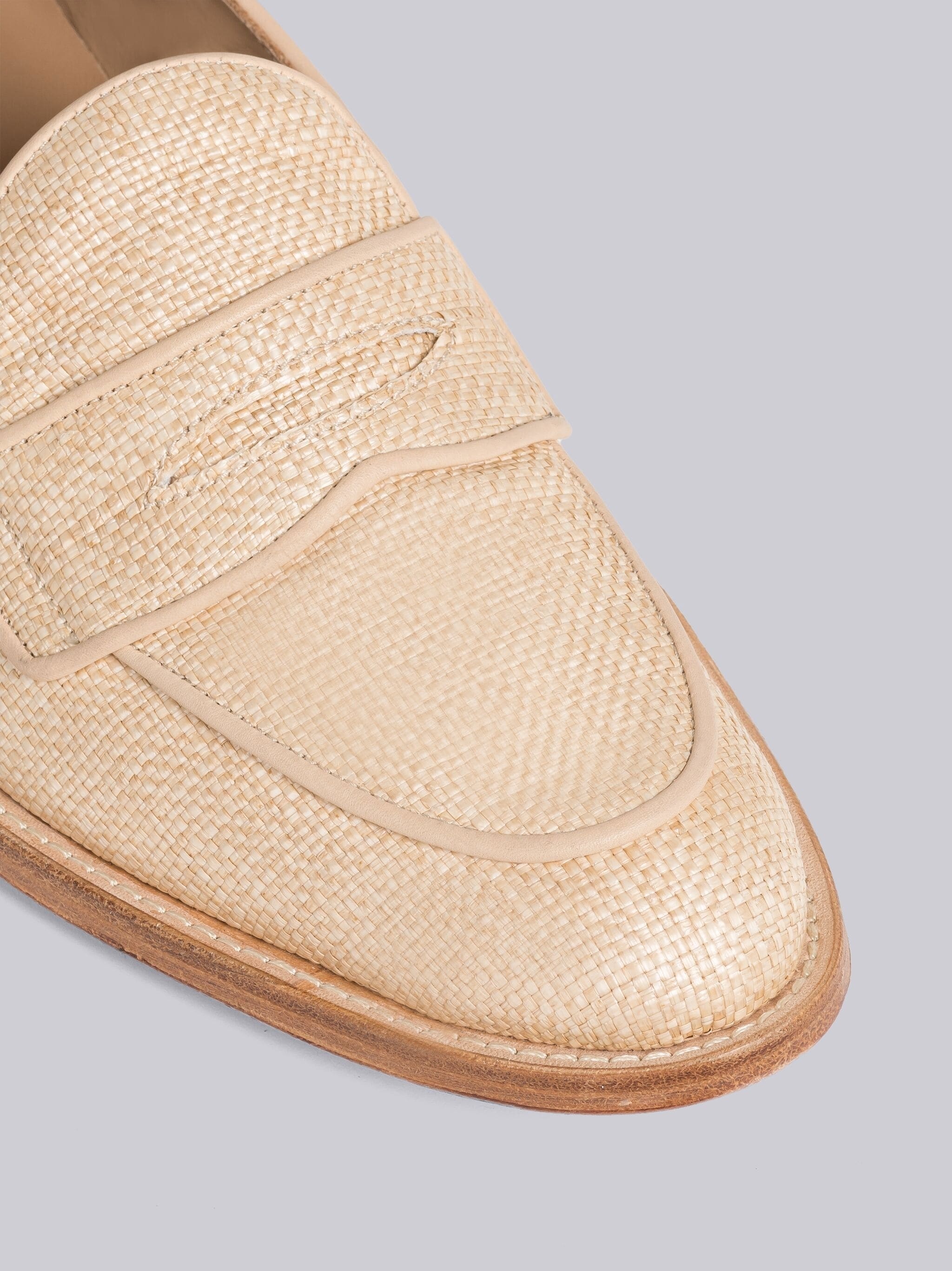 SOFT RAFFIA VARSITY PENNY LOAFER - 2