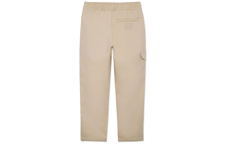 Li-Ning Wade x DFT Fleeced Straight Pants 'Khaki' AKXR589-2 - 2