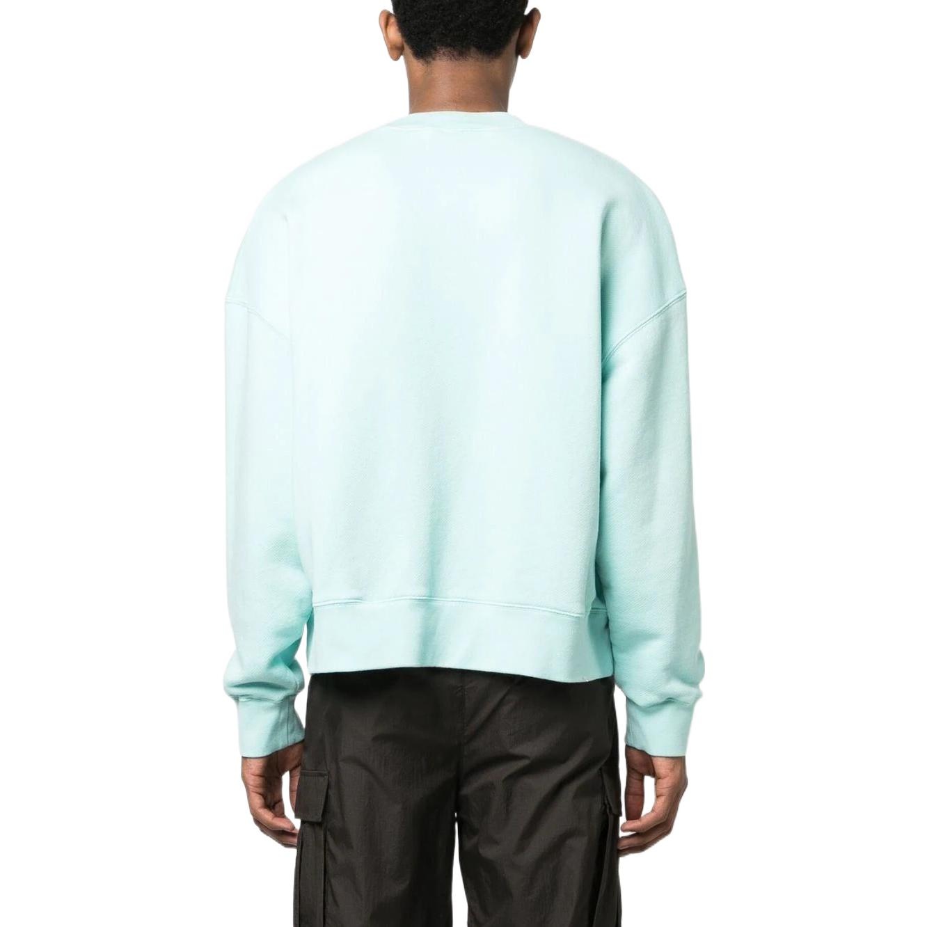 Palm Angels Split Shark Crew Sweater 'Blue White' PMBA026S23FLE0054001 - 3