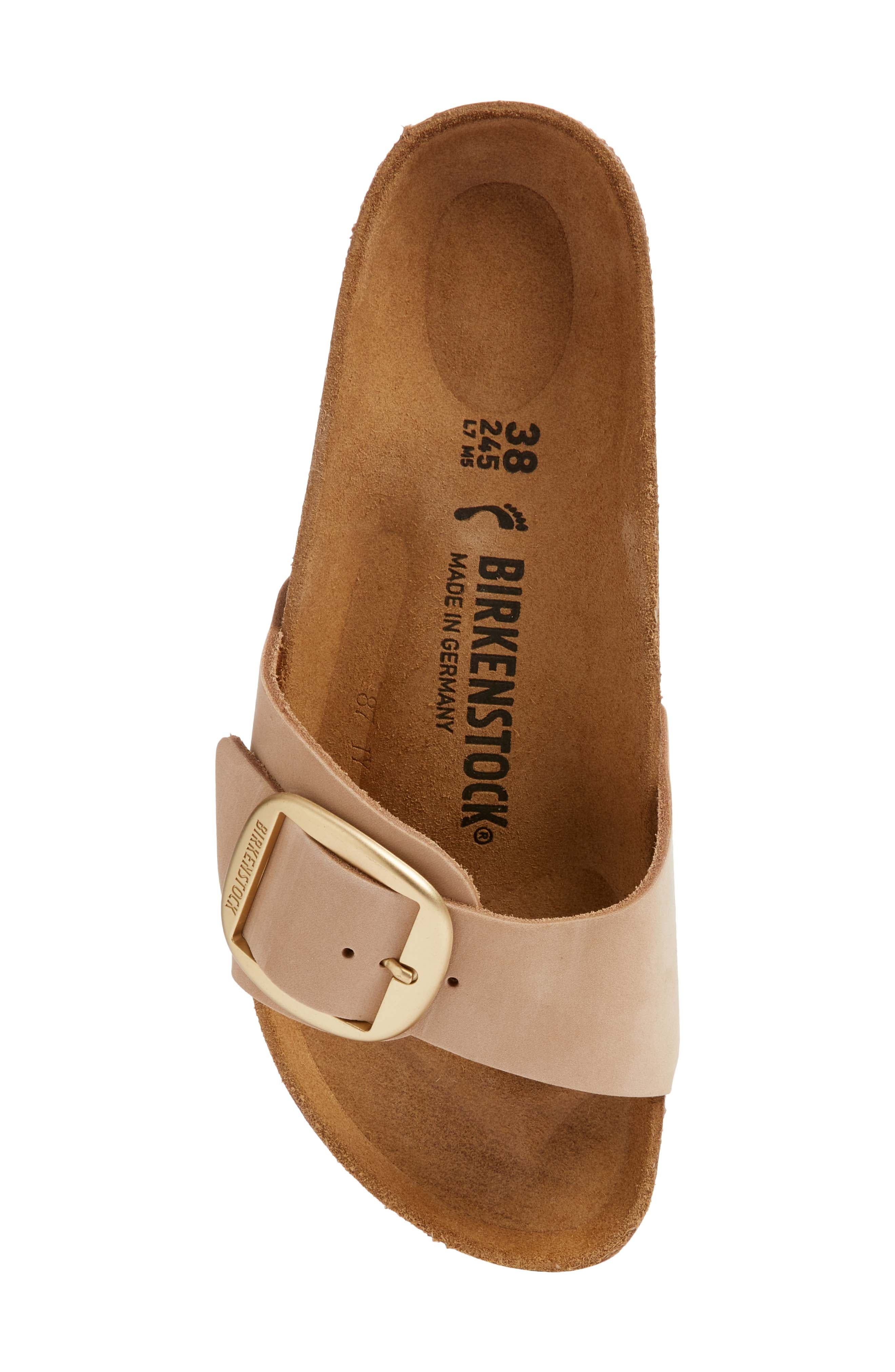 Madrid Big Buckle Slide Sandal - 5