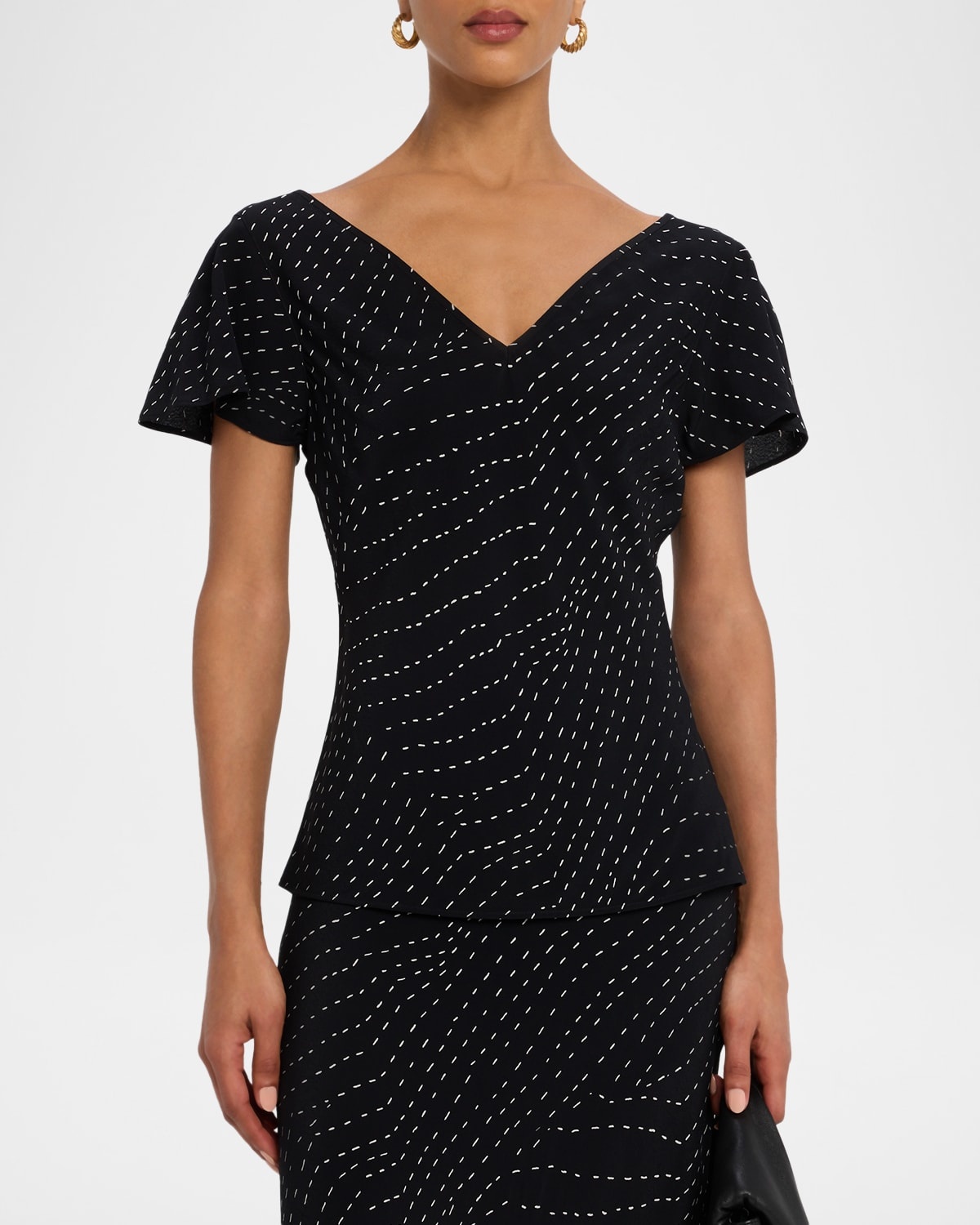 Yvonne V-Neck Top - 4