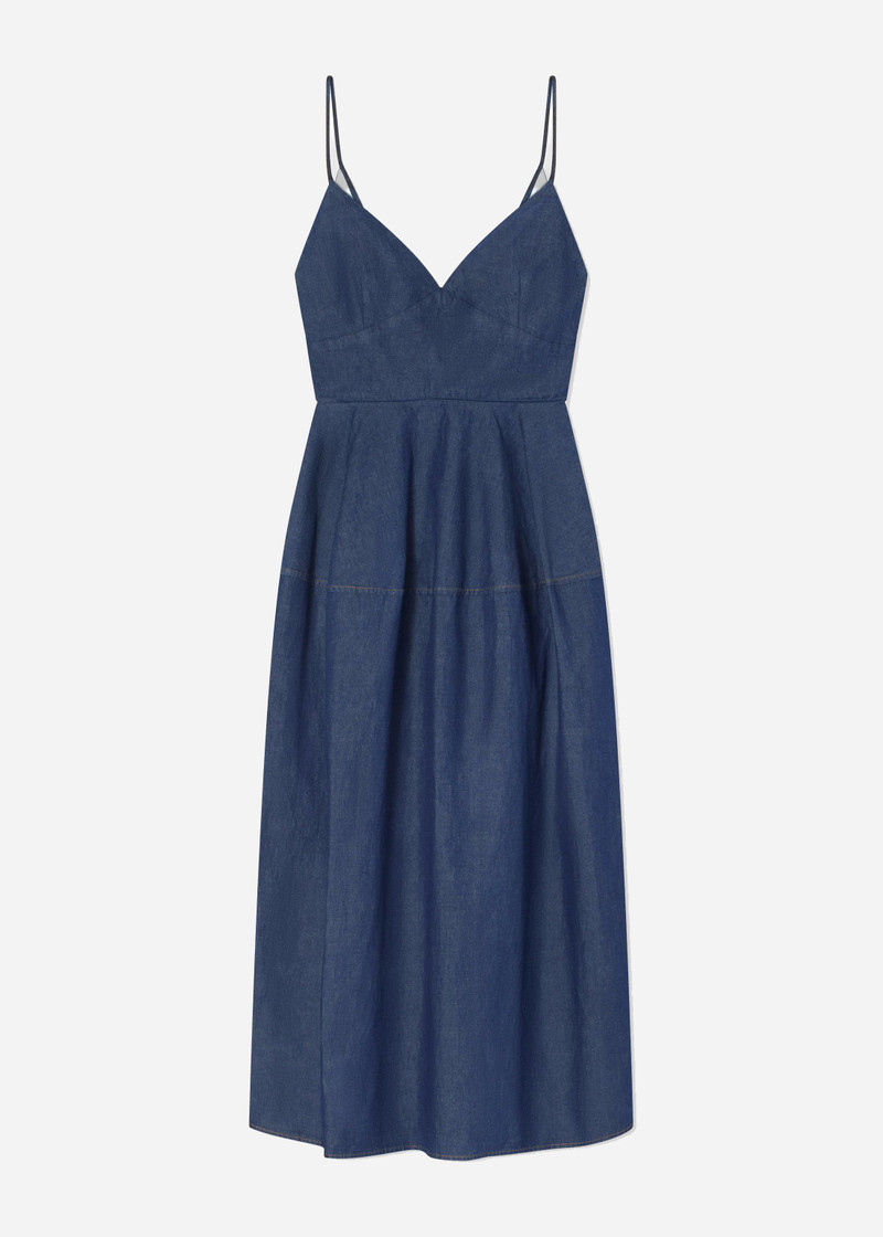 Camisole Dress in Chambray 1
