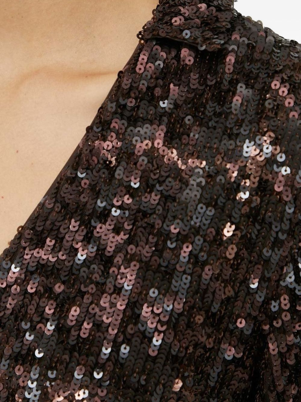 sequin-embellishment mini dress - 4