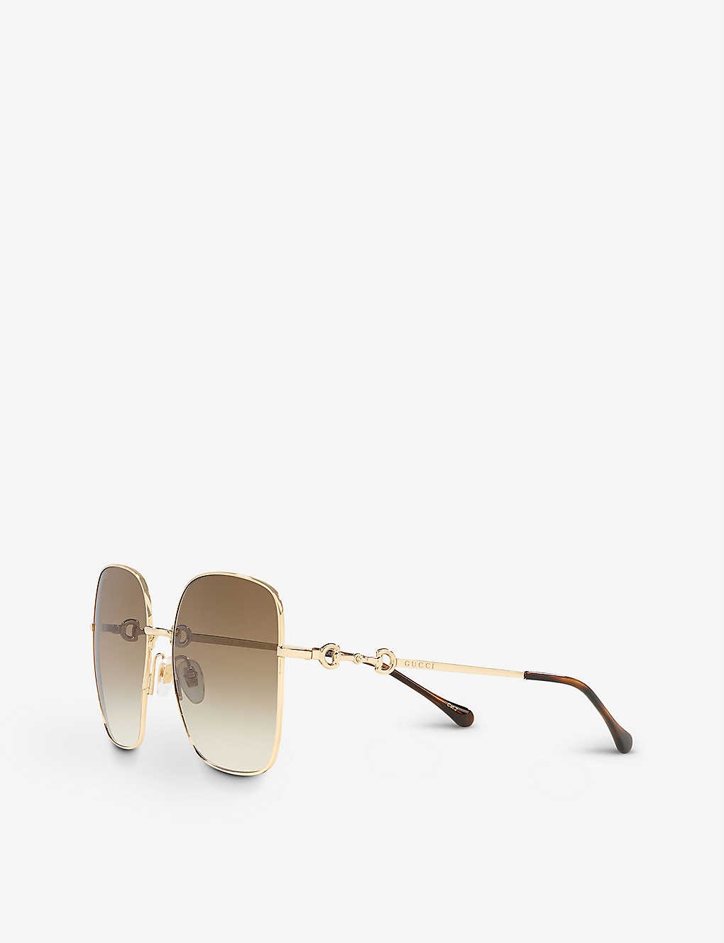 GG0879S square-frame glass and metal sunglasses - 3