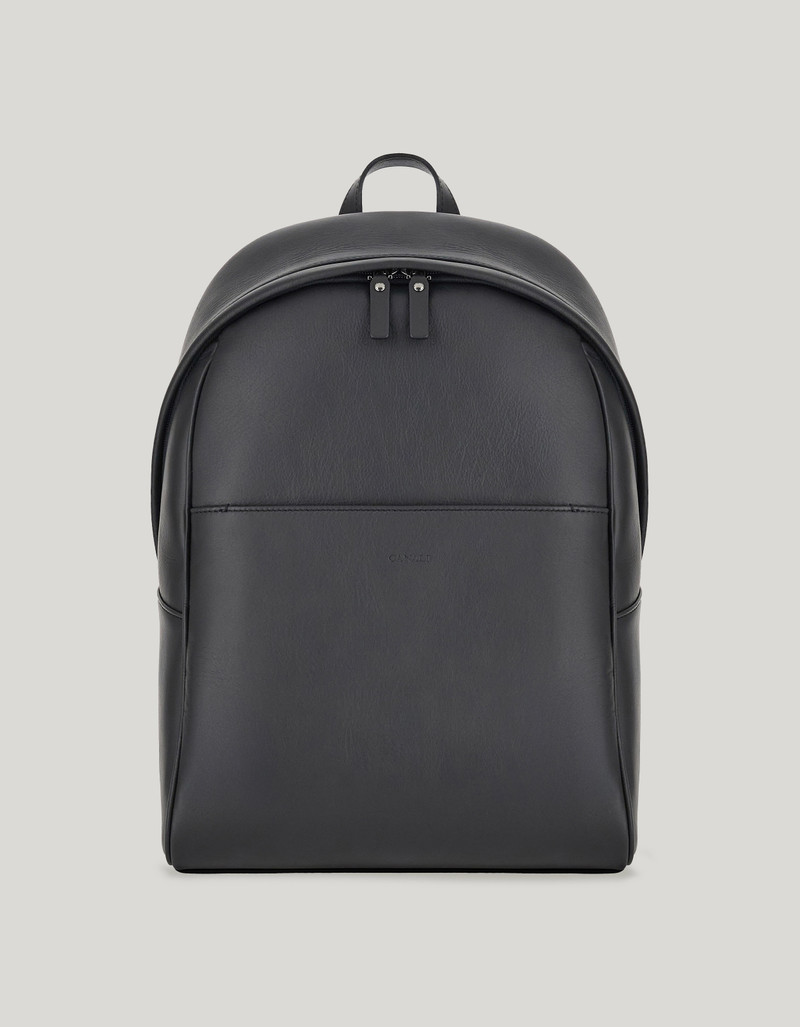 BLACK CALFSKIN BACKPACK 1