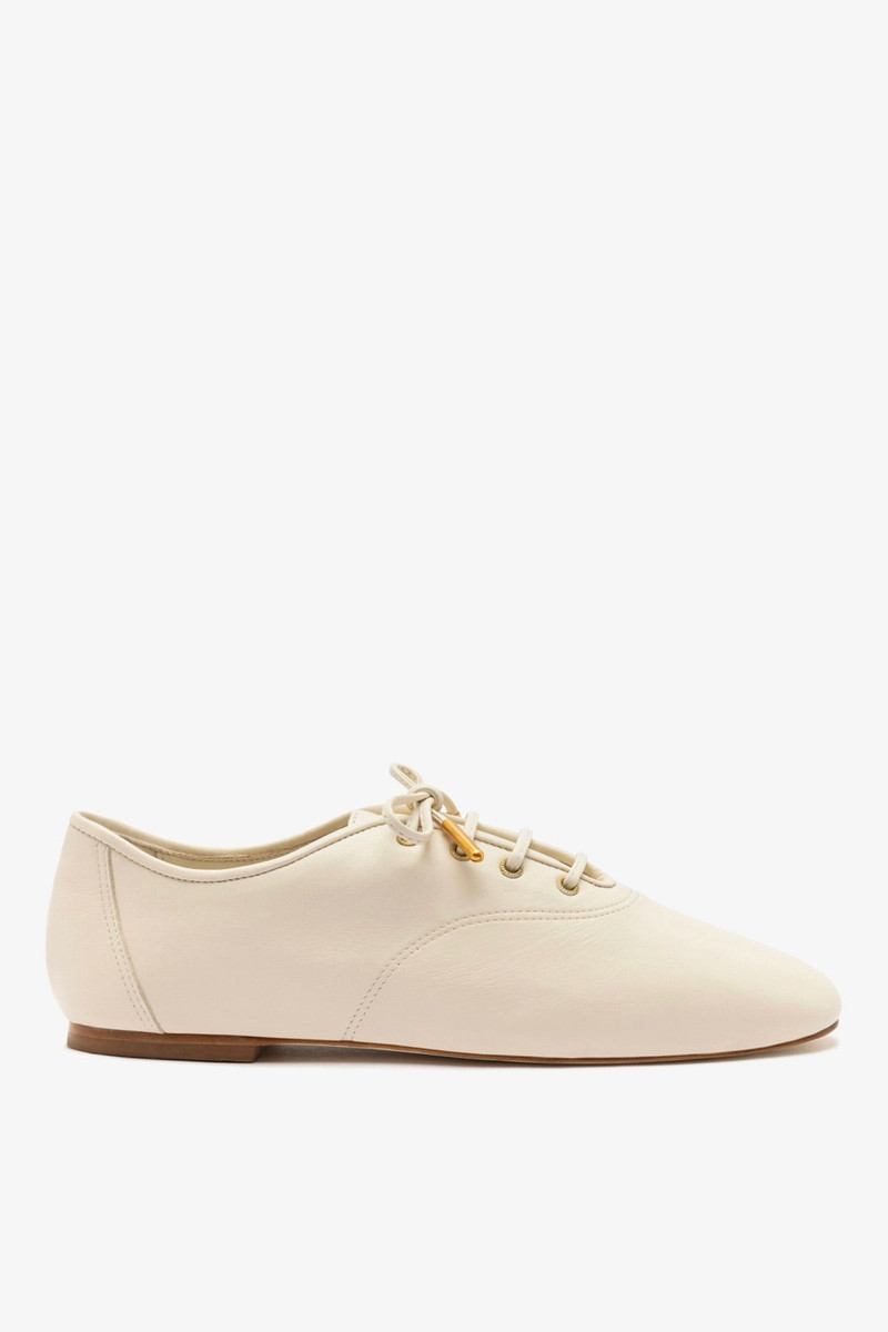 Liza Sneaker In Ivory Leather 1