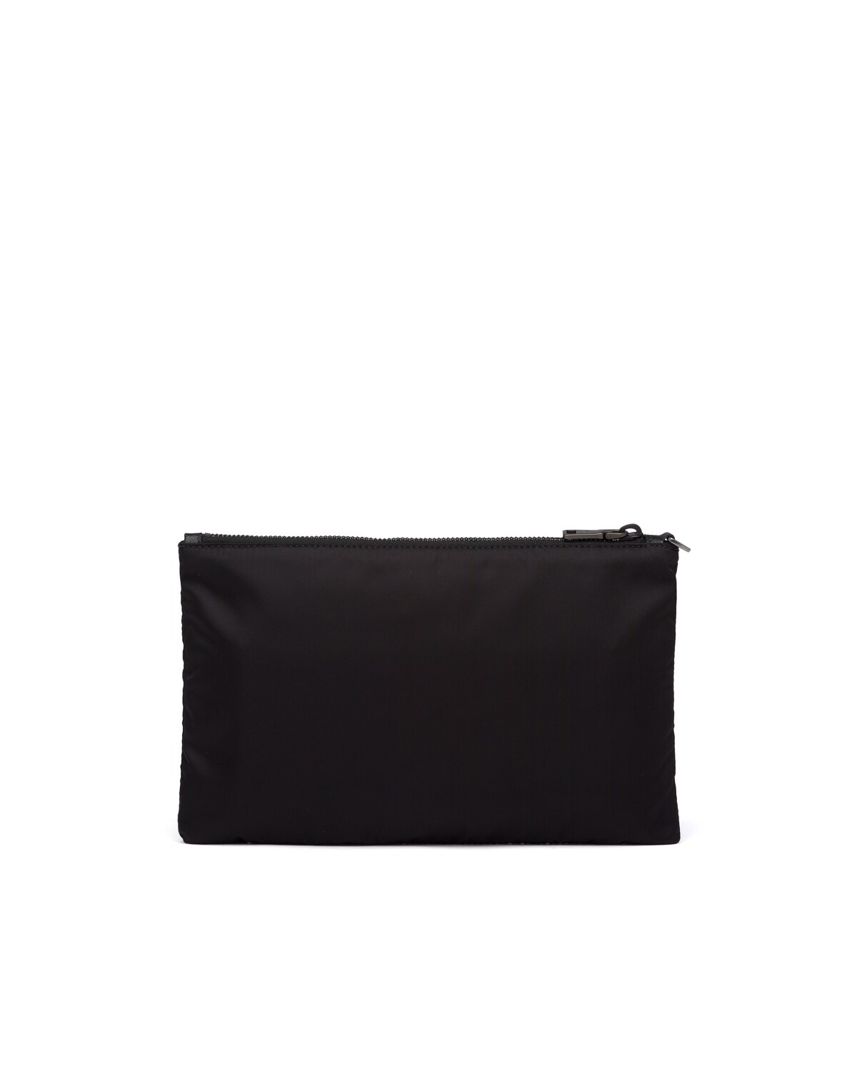 Re-Nylon and Saffiano leather pouch - 4