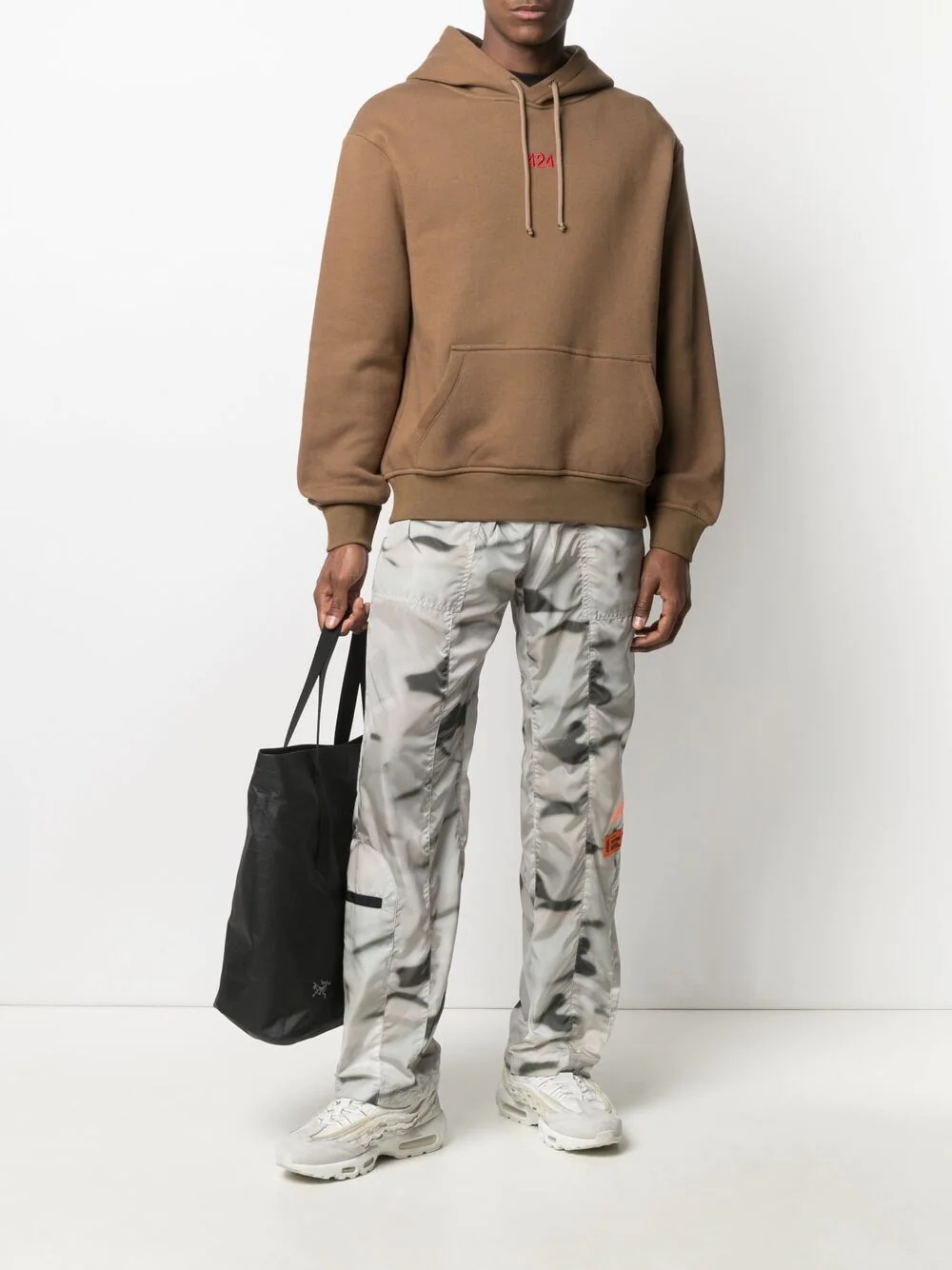 embroidered-logo cotton hoodie - 2