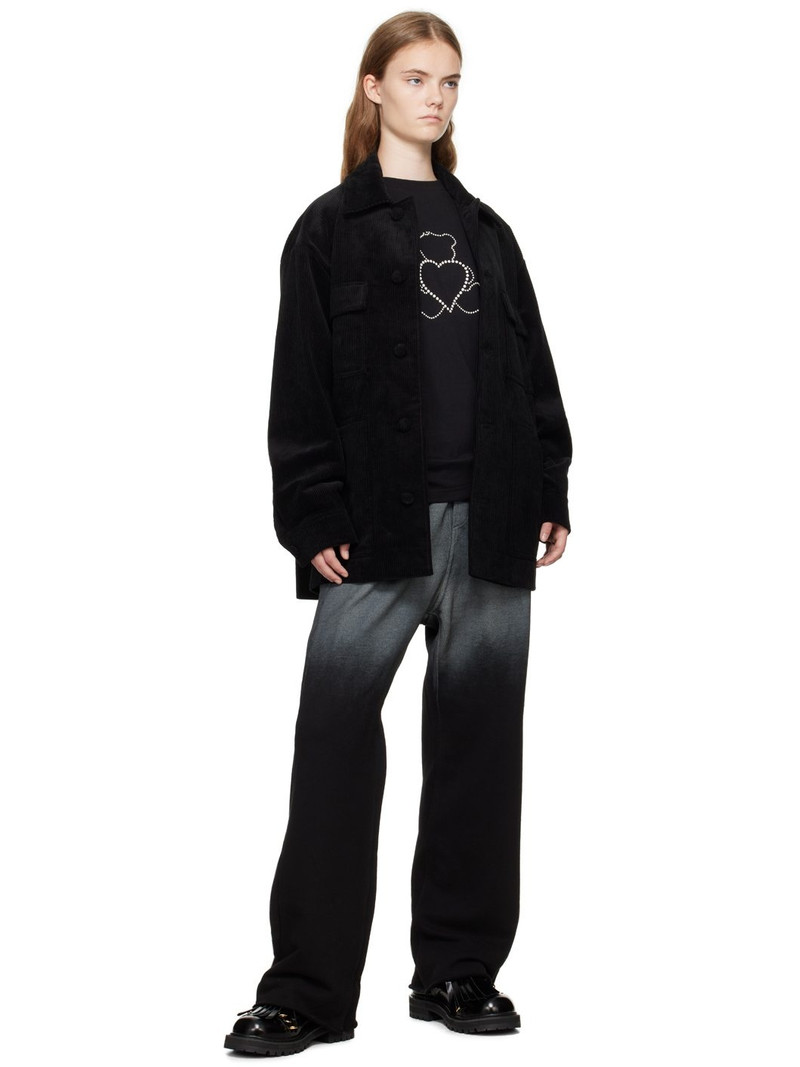 We11done Black Four-Pocket Jacket outlook