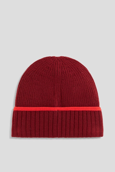 Moulan Knitted hat in Bordeaux - 3