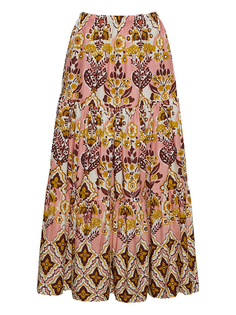 Cara Cara Melanie floral-pattern maxi skirt outlook