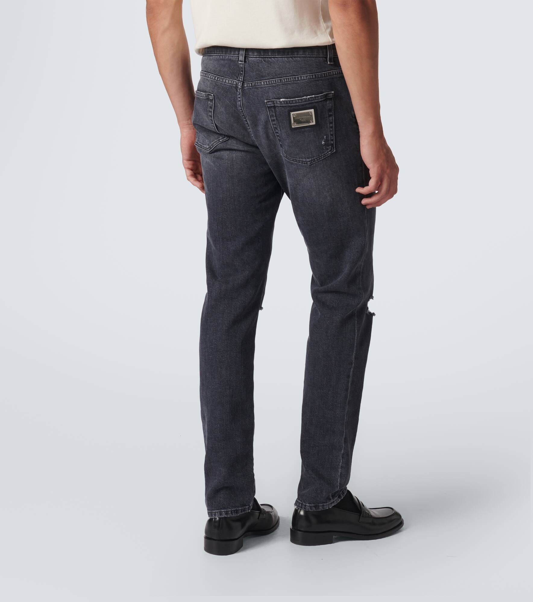 Mid-rise skinny jeans - 4