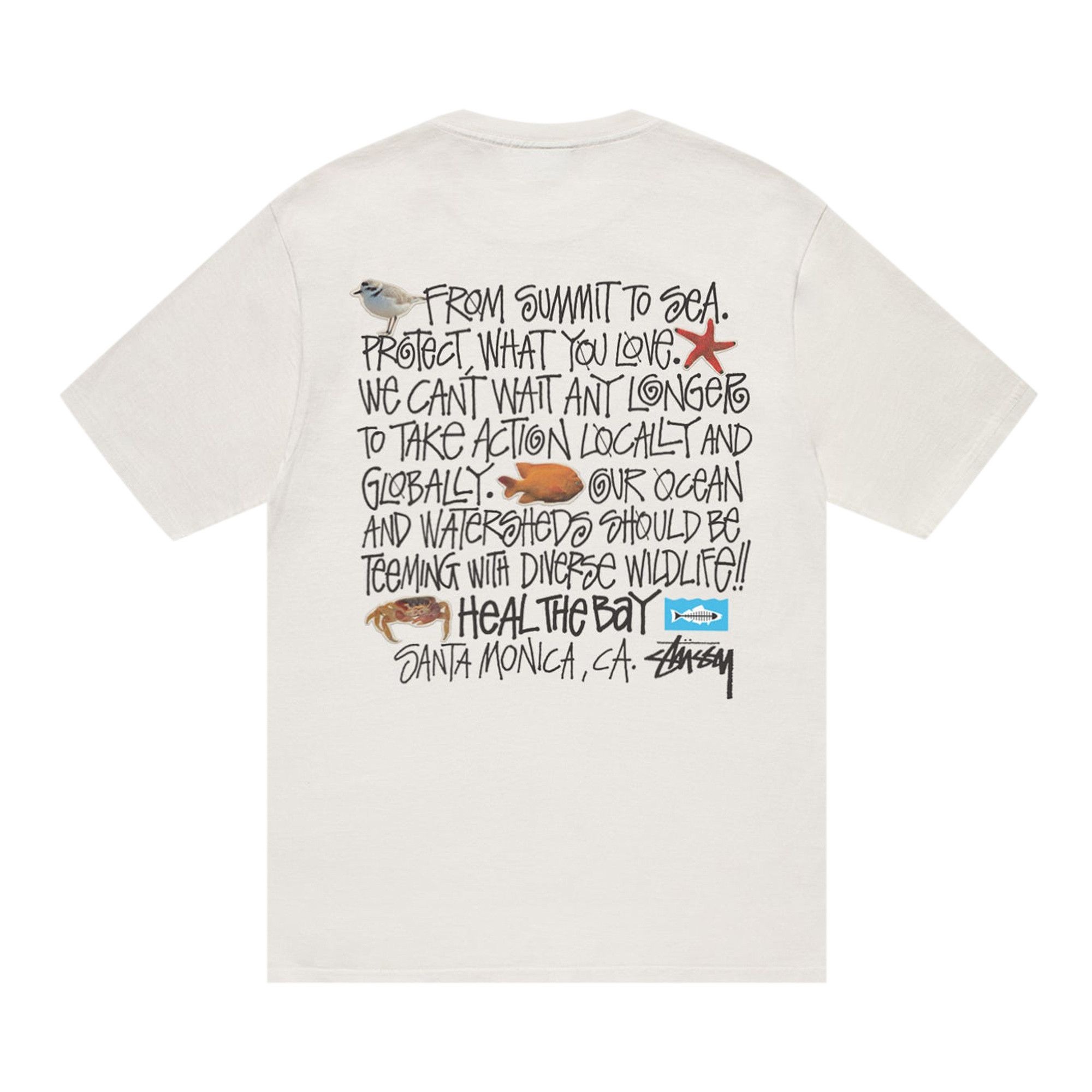 Stussy Heal The Bay Summit To Sea Tee 'Natural' - 2