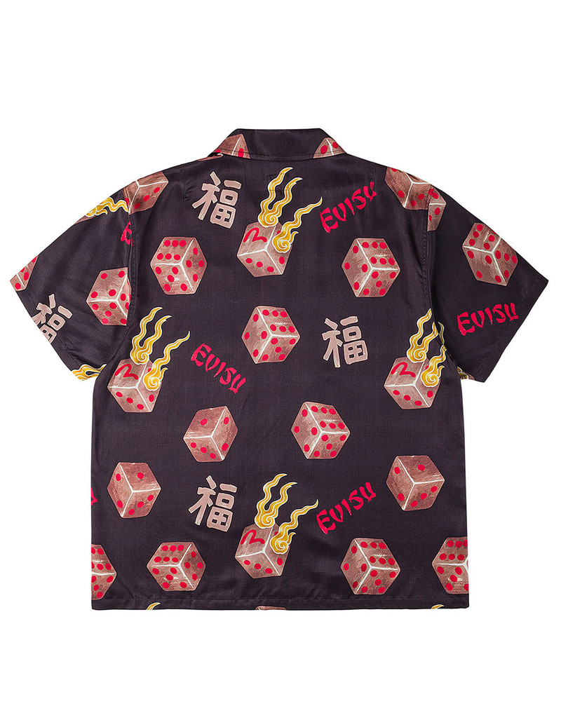 EVISU Allover Printed Camp Shirt outlook