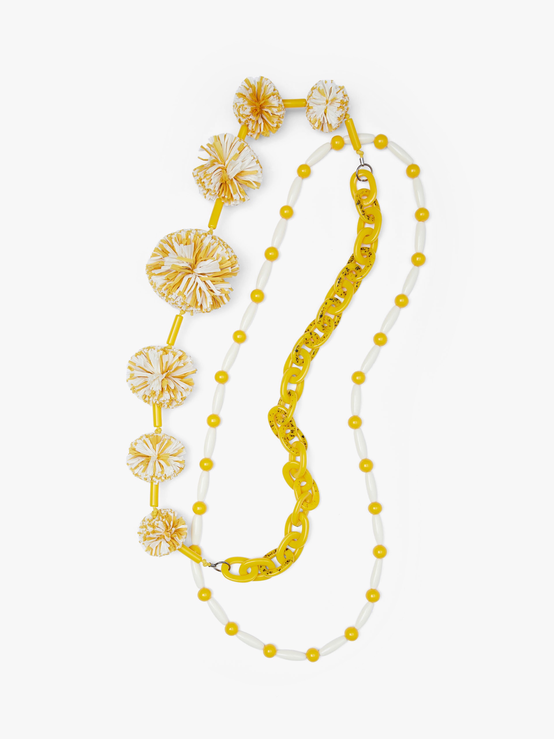 CAMMEO Resin and viscose necklace - 1