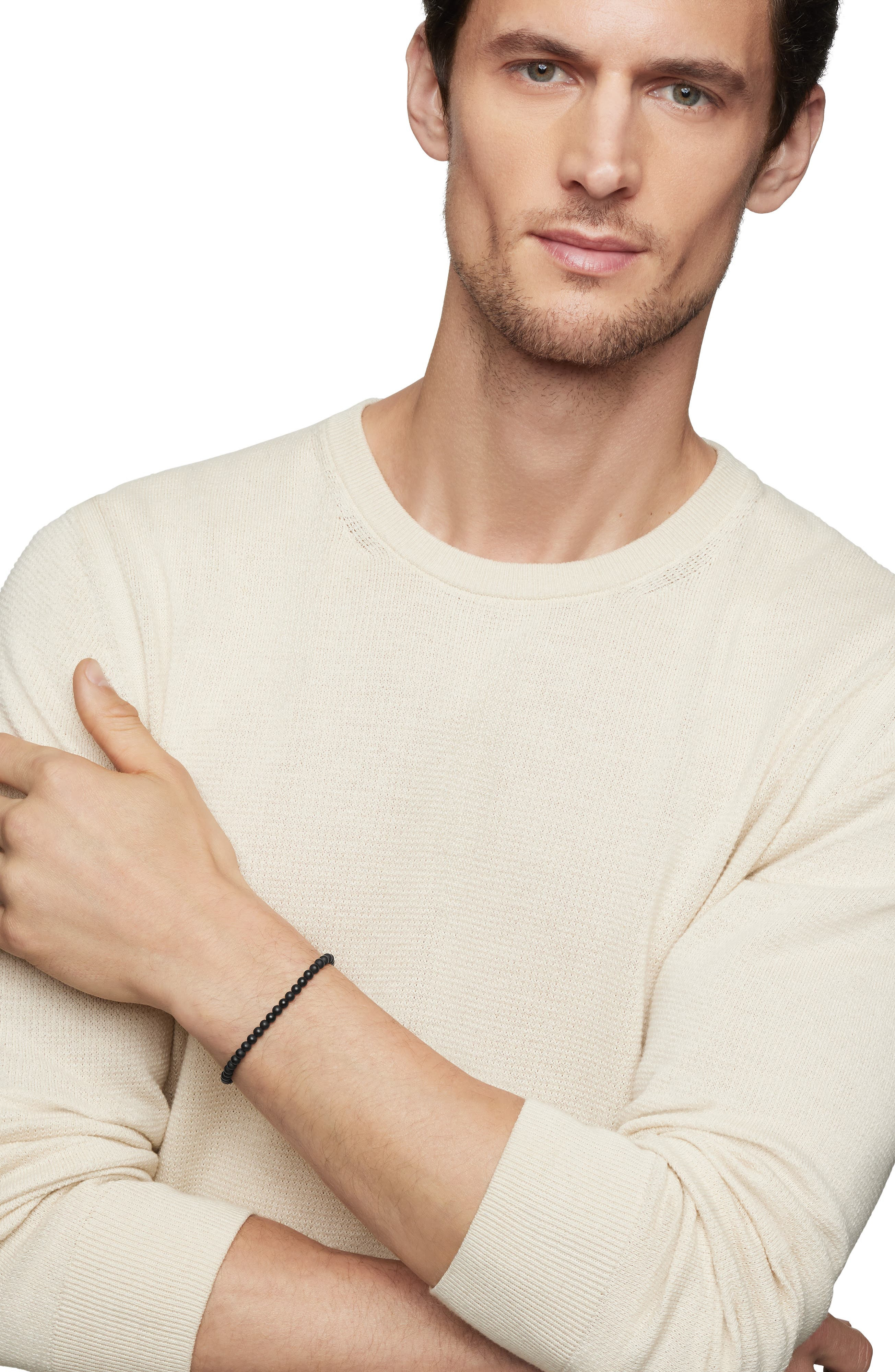 David Yurman Men's Spiritual Beads Bracelet in Black Onyx at Nordstrom - 2