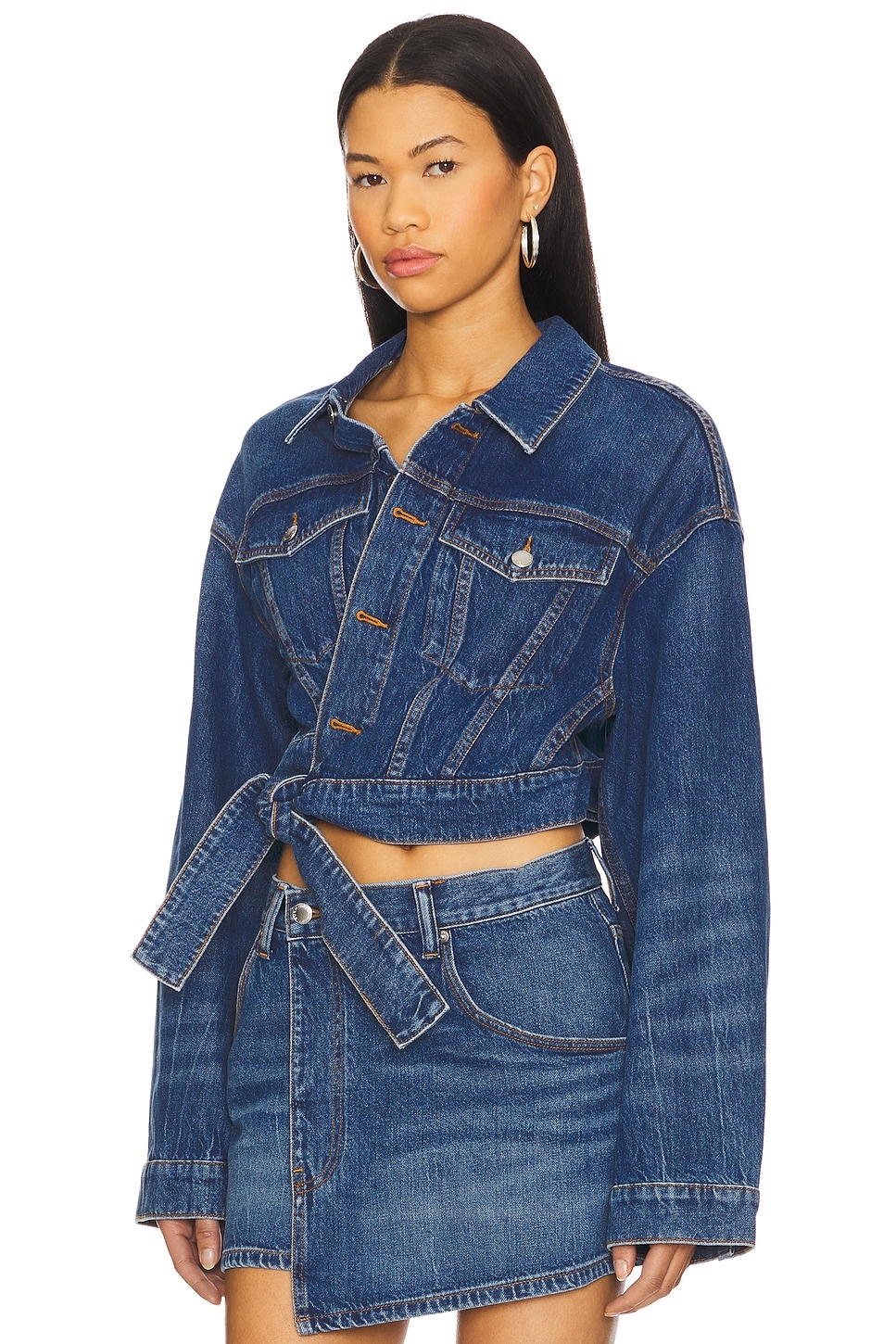 Wrapped Trucker Jacket - 3