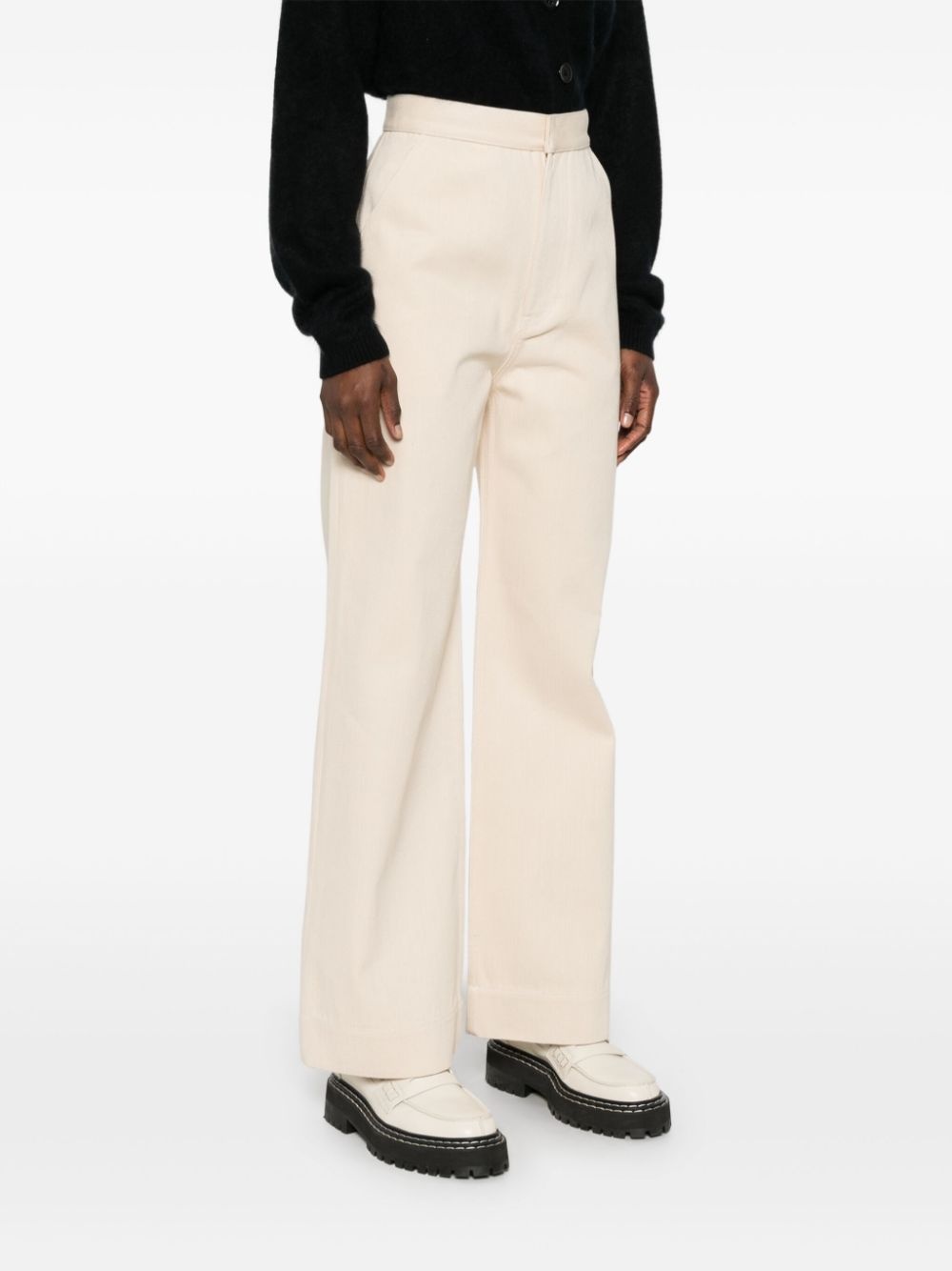 straight-leg trousers - 3