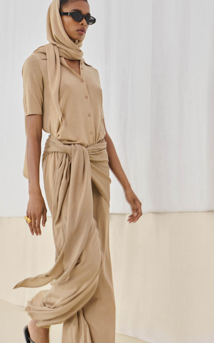 Piscata Knit Wide-Leg Pants brown - 2