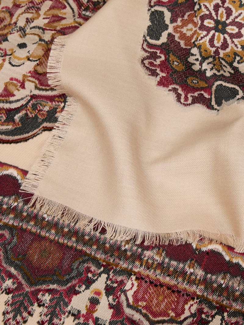 Etro floral-jacquard scarf outlook