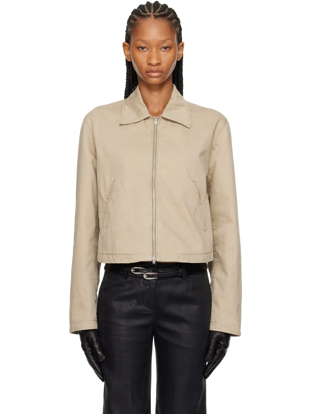 Beige Statue Jacket - 1