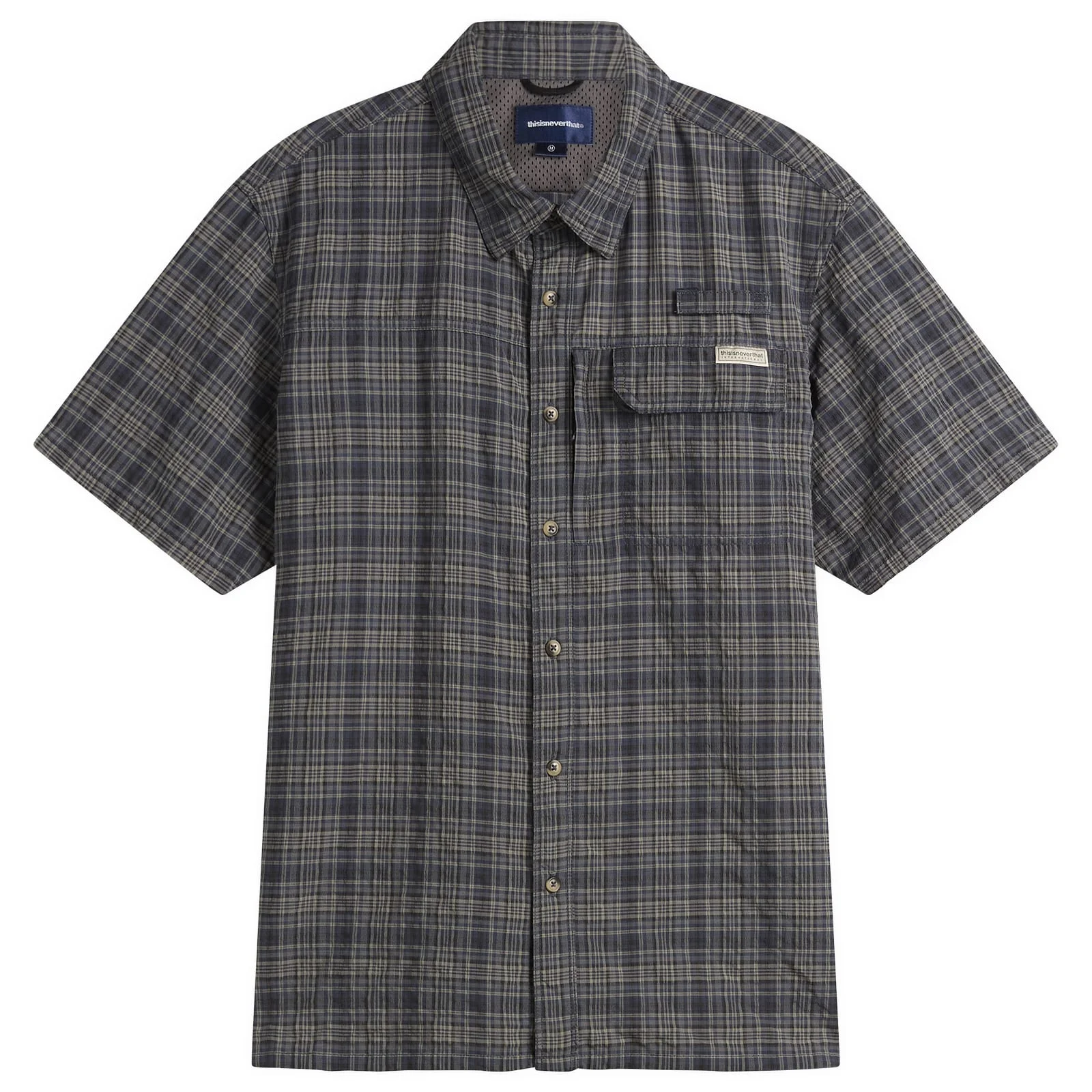 thisisneverthat Plaid Short Sleeve Fishing Shirt - 1
