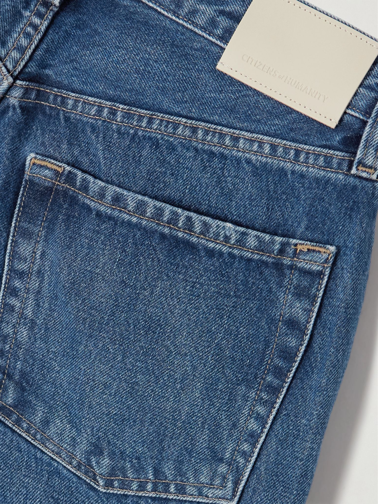 Dahlia cropped low-rise boyfriend jeans Mid denim - 5