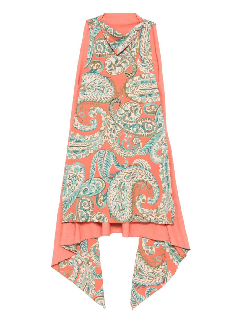 paisley-print midi dress 1