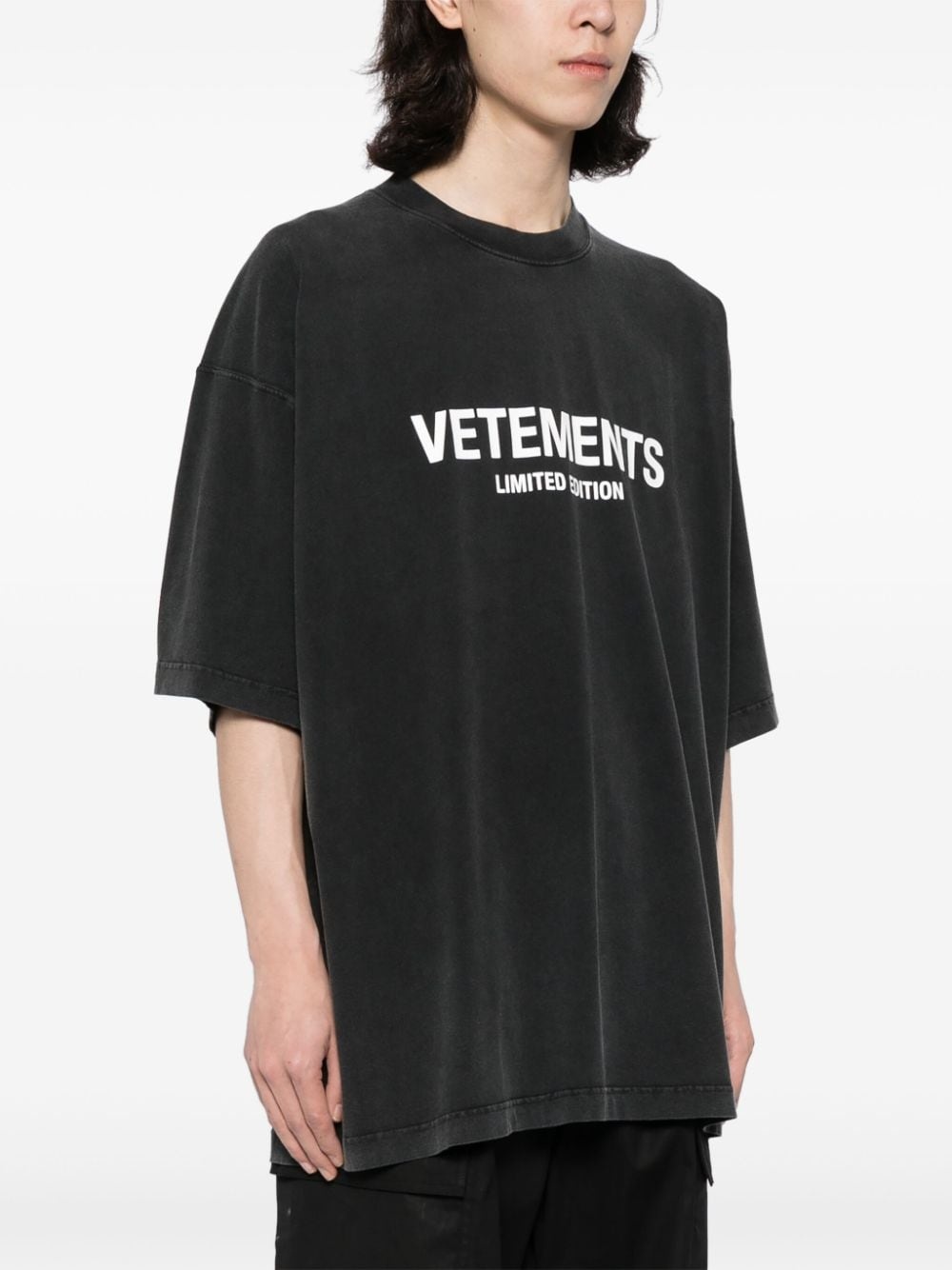 logo-print cotton T-shirt - 4