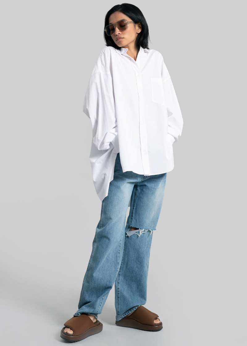 Kat Soft Oversized Shirt - White 10