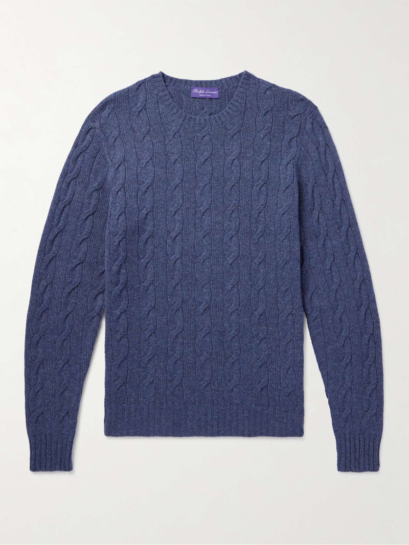 Cable-Knit Cashmere Sweater 1
