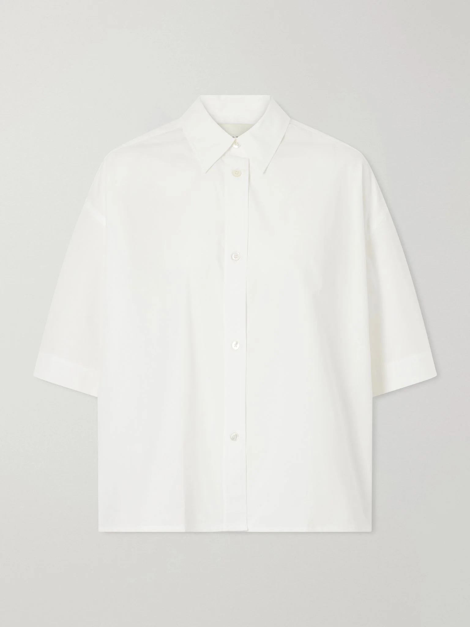Toco cotton-poplin shirt White - 1