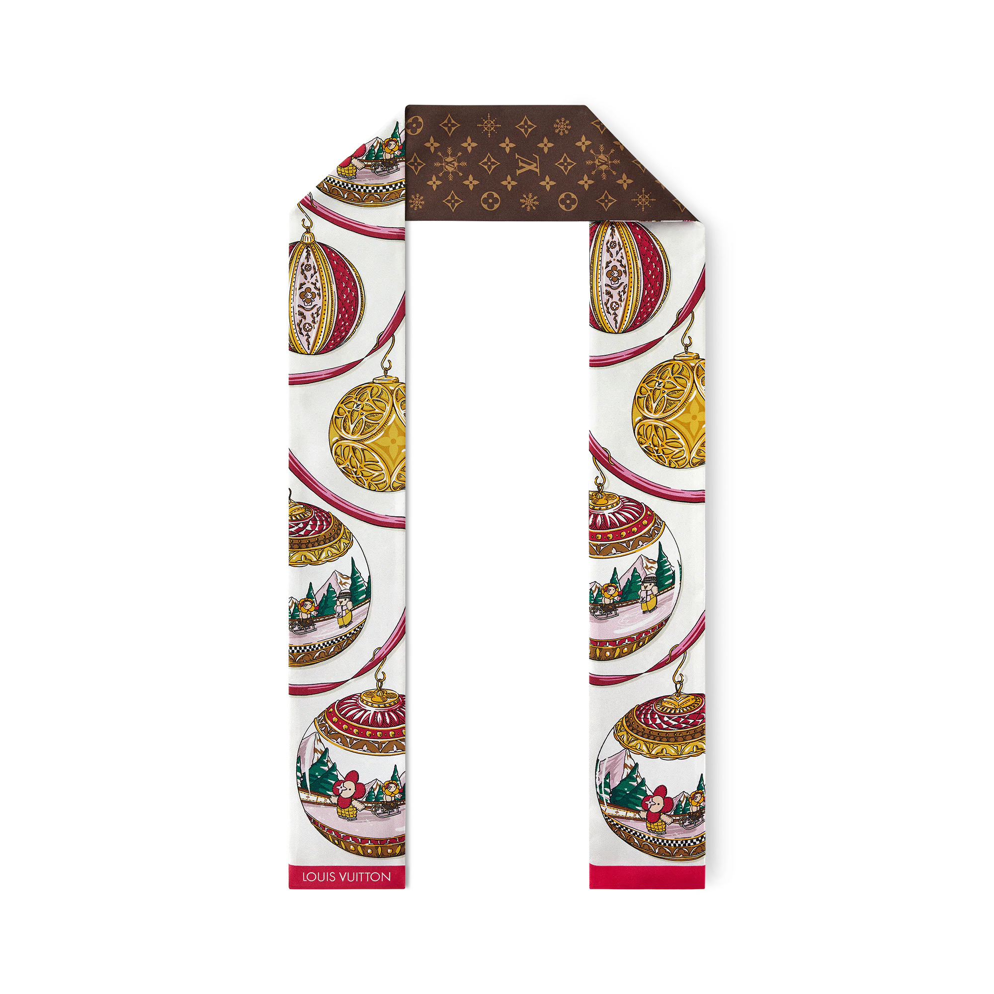 Louis Vuitton Xmas Vivienne Bandeau | louisvuitton | REVERSIBLE