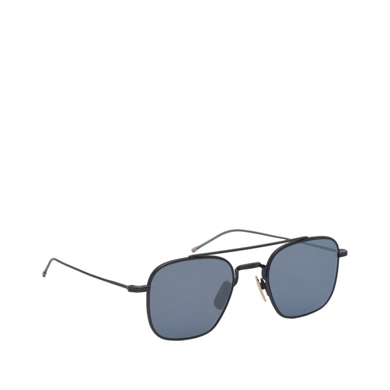 Thom Browne Titanium Squared Aviator Sunglasses Unisex outlook