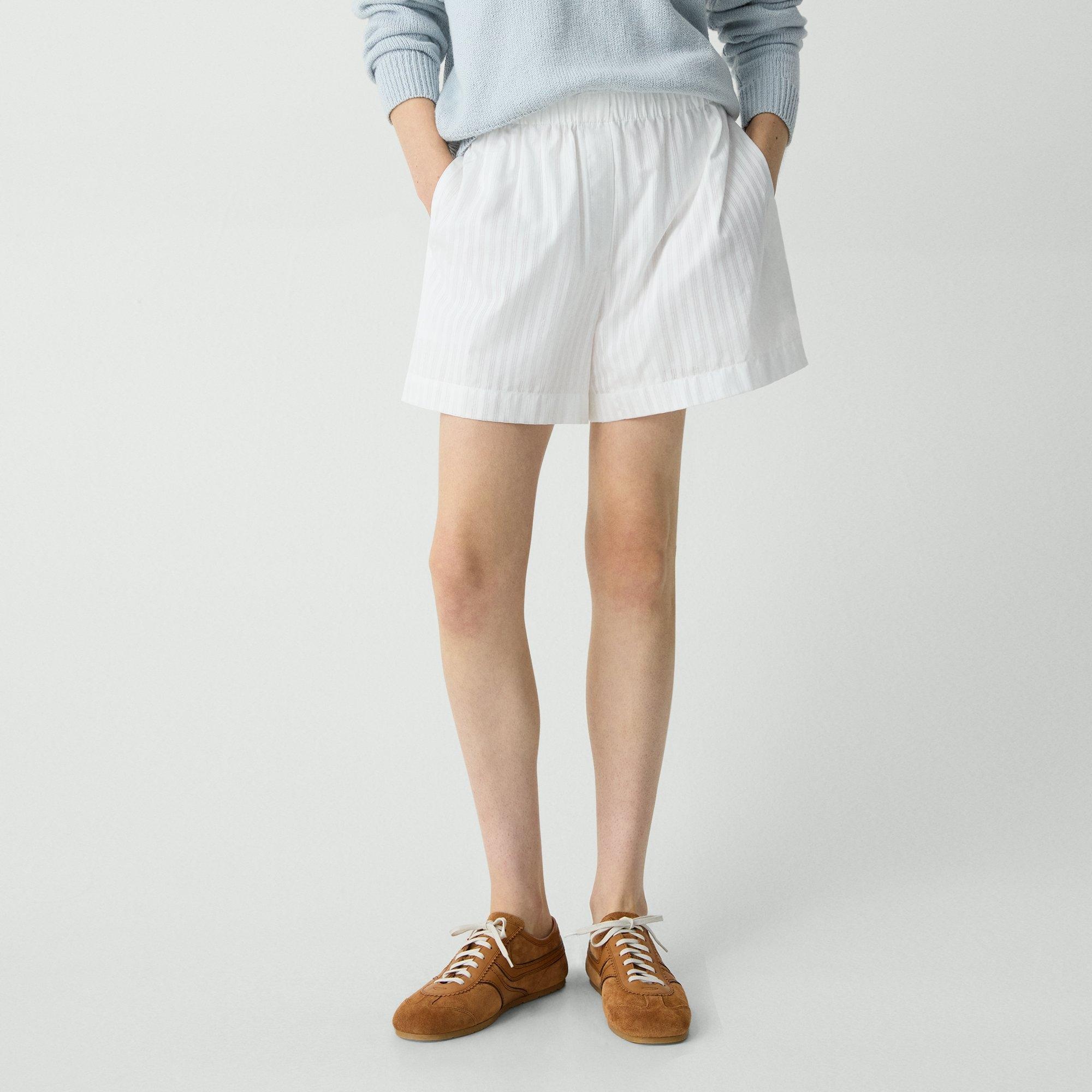 Boxer Short in Linear Cotton - 5