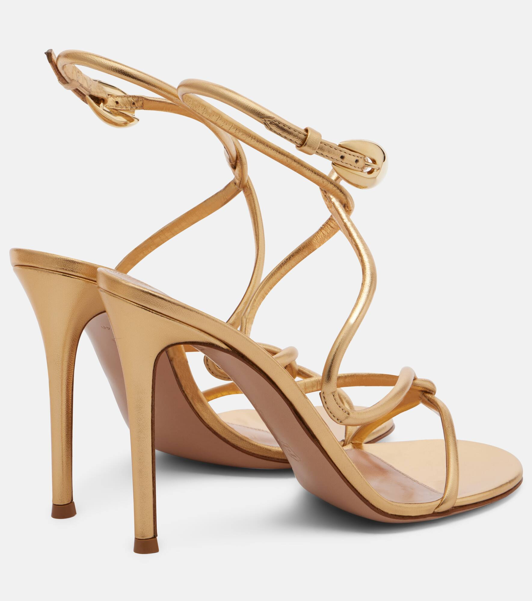 Black Mamba 105 leather sandals - 2