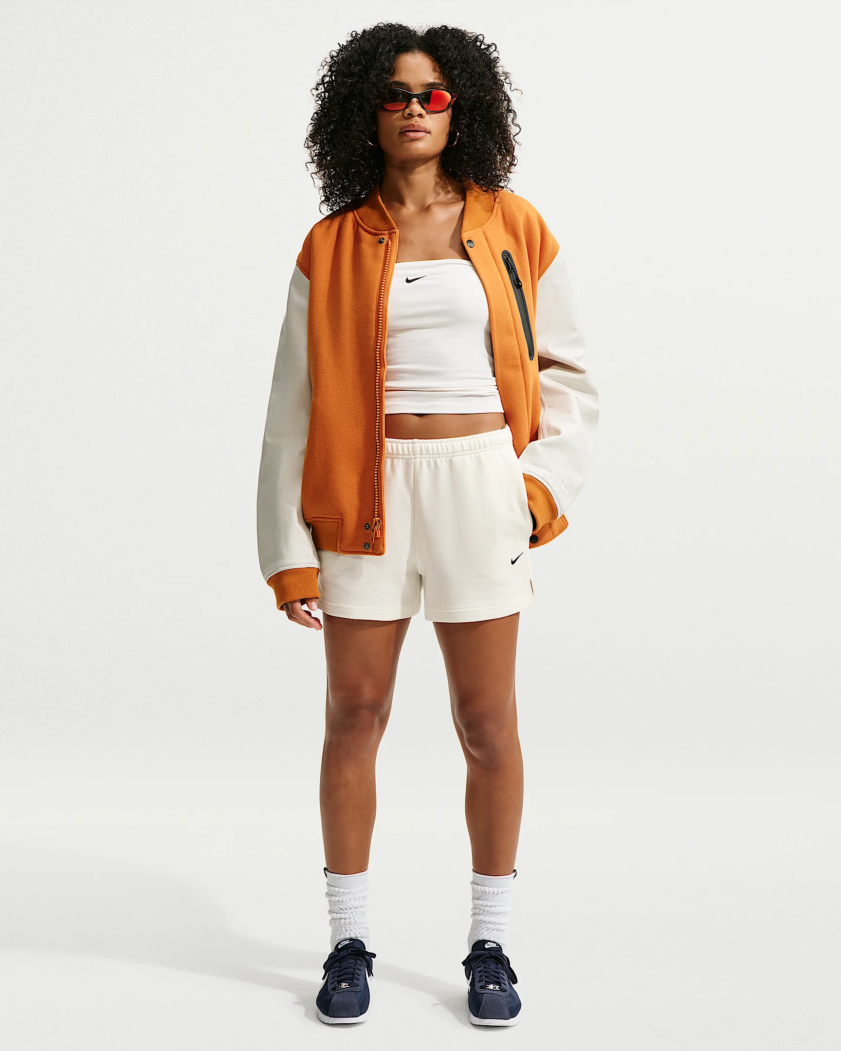 Nike Studio Fleece Lightweight Women's Mid-Rise Shorts - 1