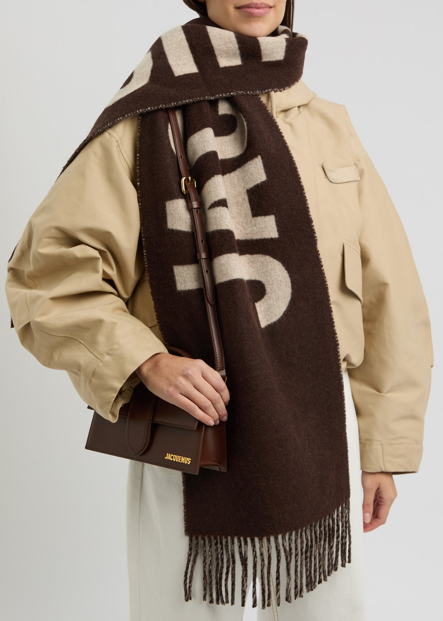Jacquemus Le Écharpe Logo-intarsia Wool Scarf - 2