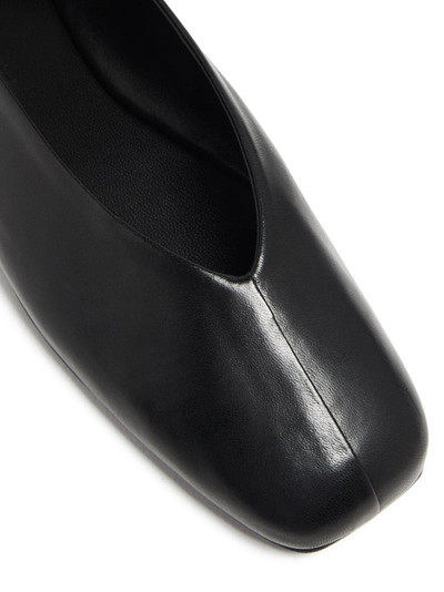 The Row leather ballerina shoes outlook