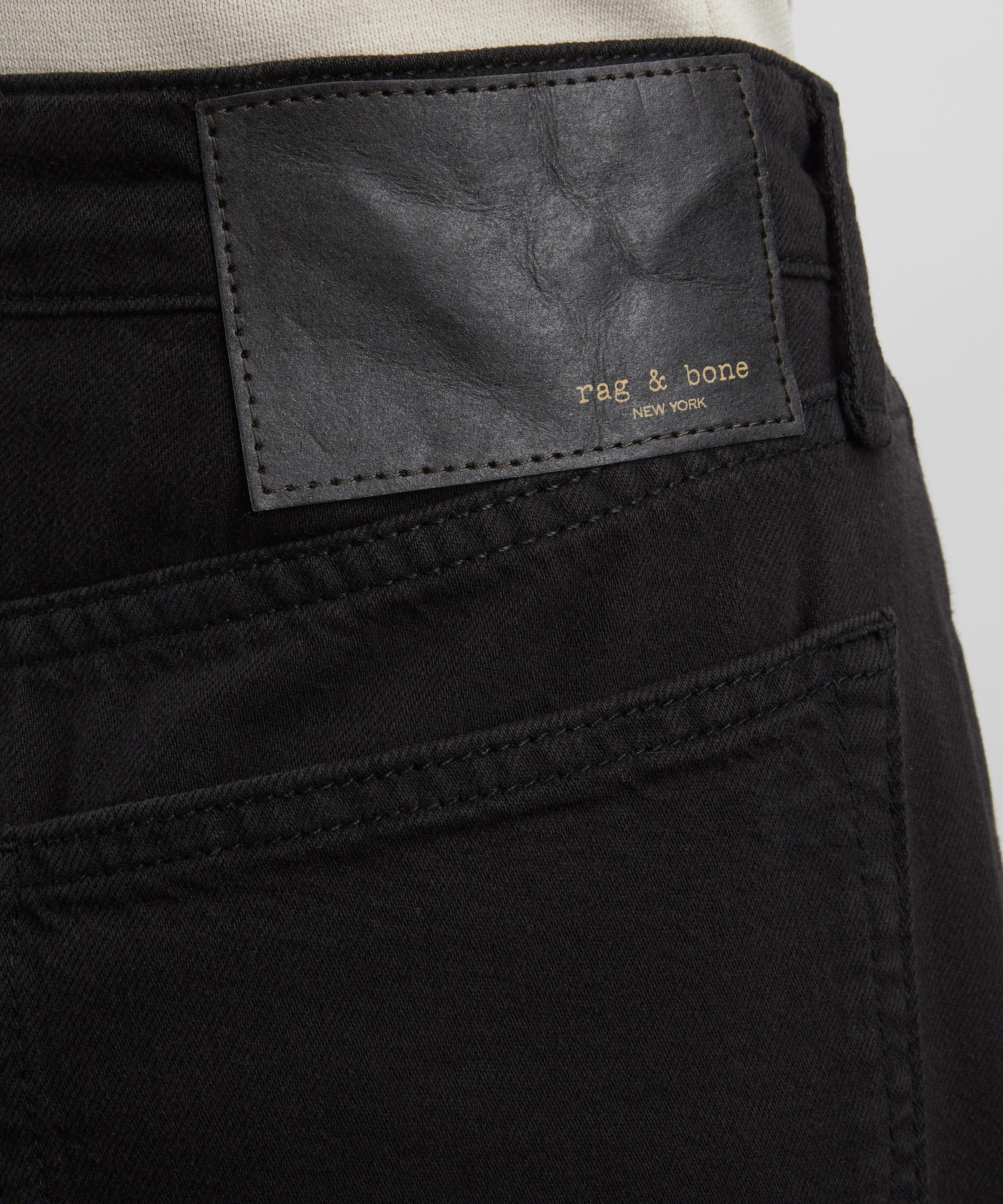 Featherweight Logan Wide-Leg Jeans in Black - 5