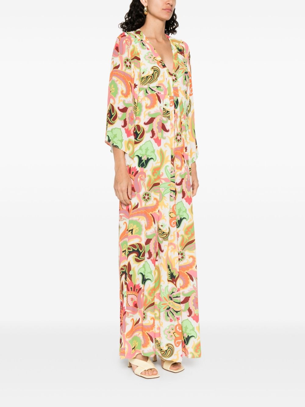 paisley-print maxi dress - 3