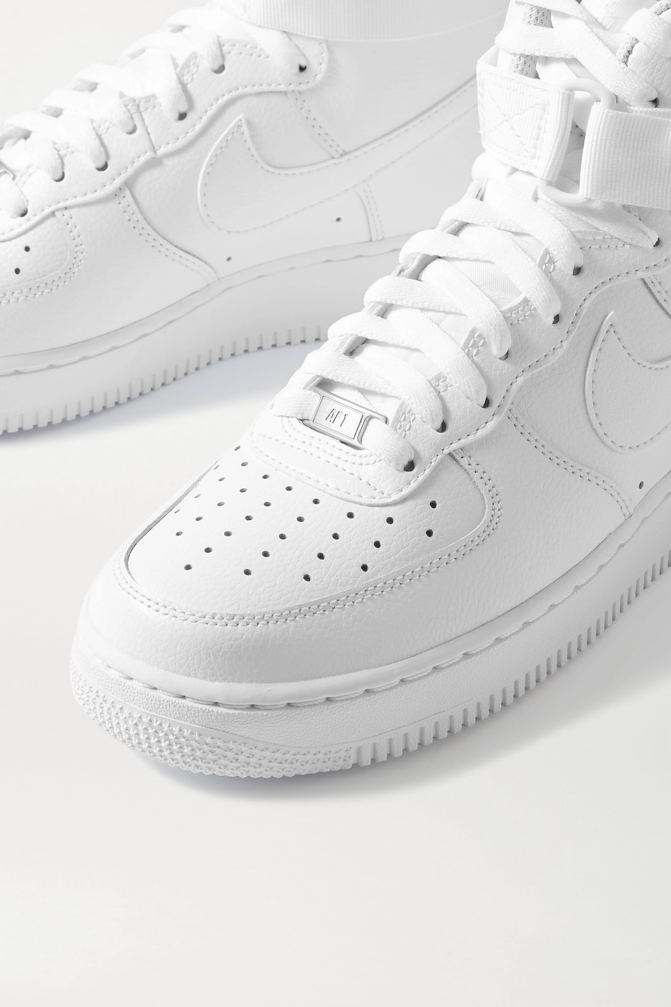 Air Force 1 leather high-top sneakers - 4