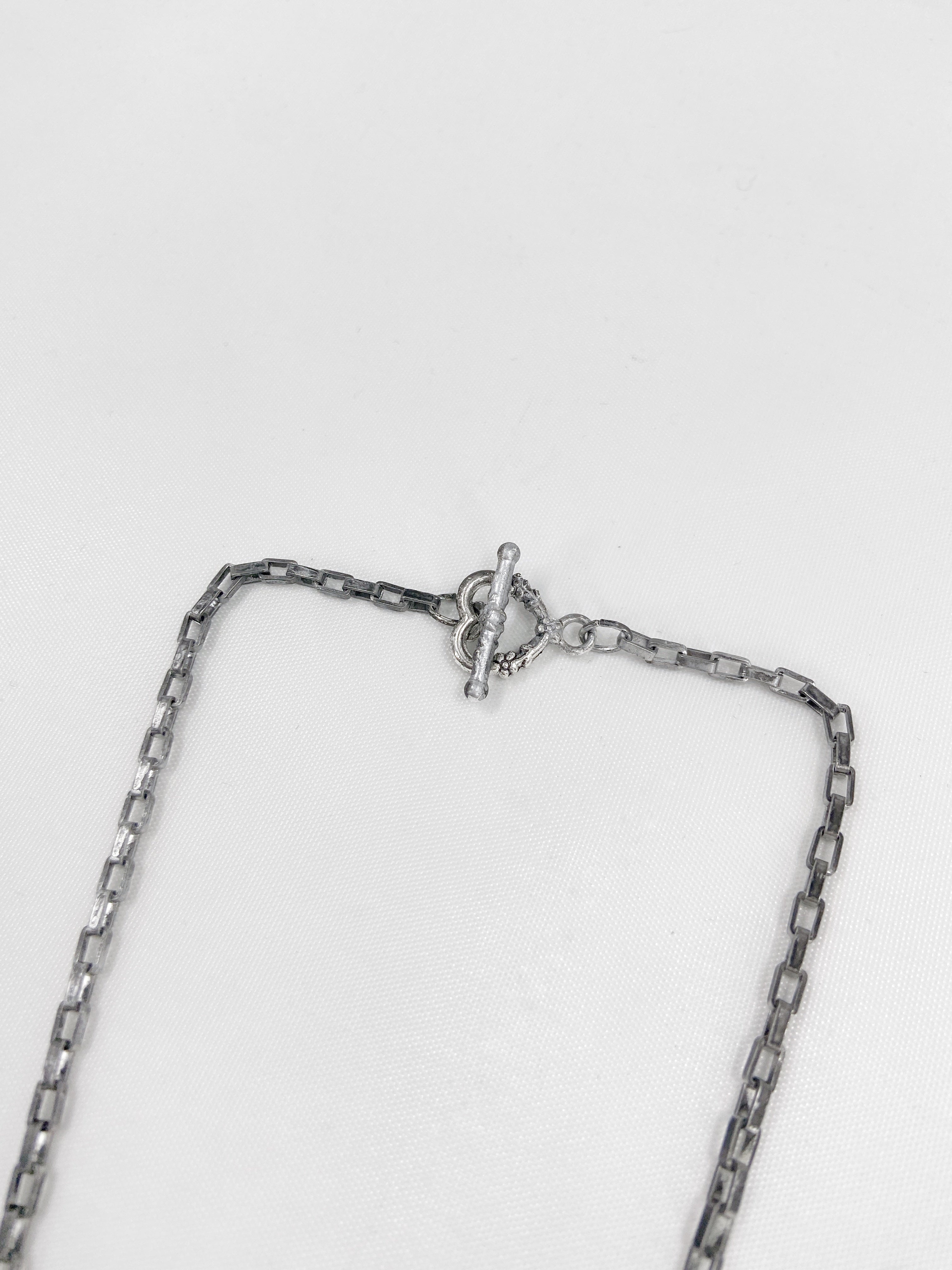Jean Paul Gaultier 90S Sample 7 Cross Enamel Christian Pendant Chain Necklace - 16