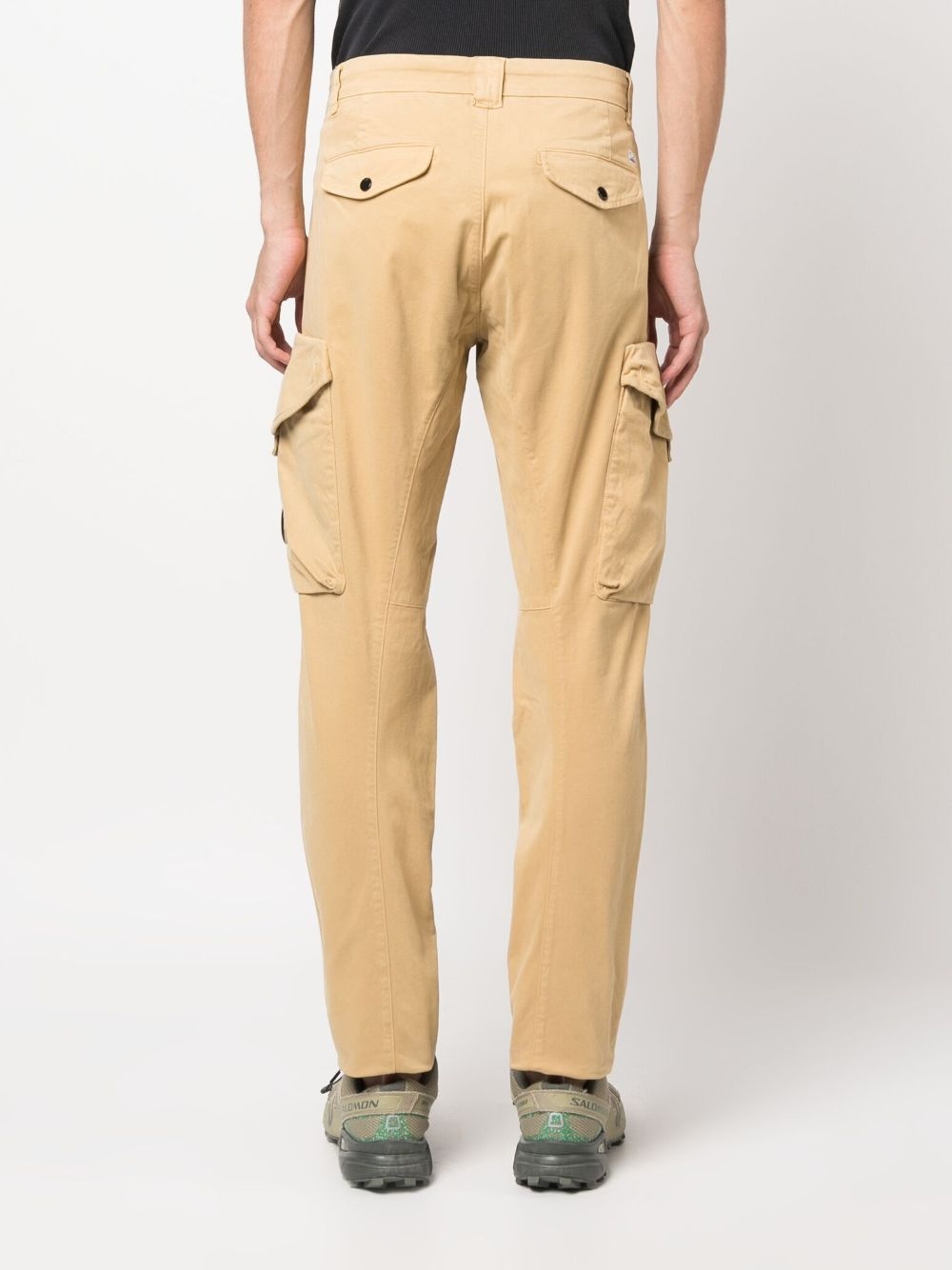 low-rise straight-leg trousers - 4