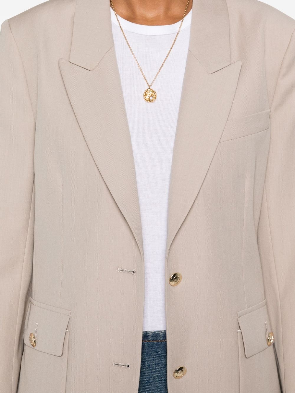 wool blazer - 5