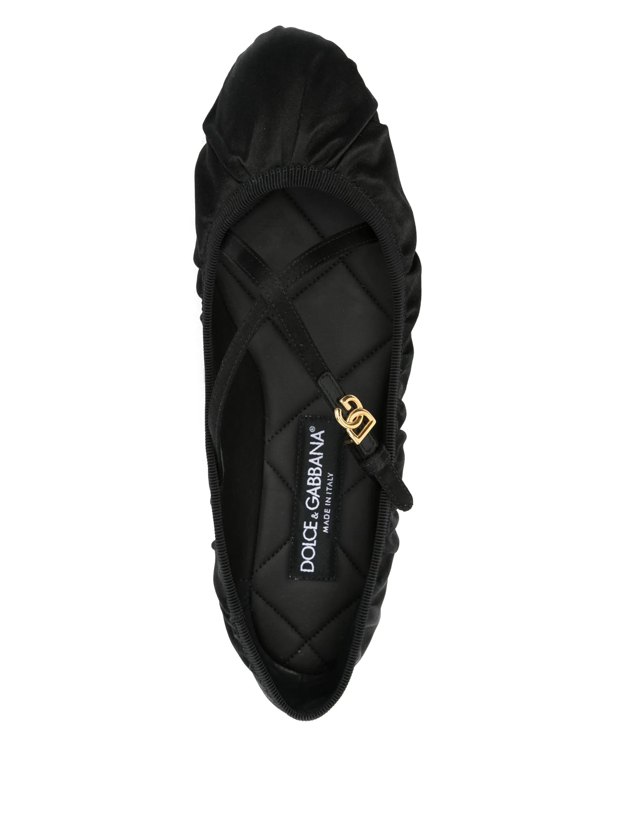 logo-buckle ballet flats - 4