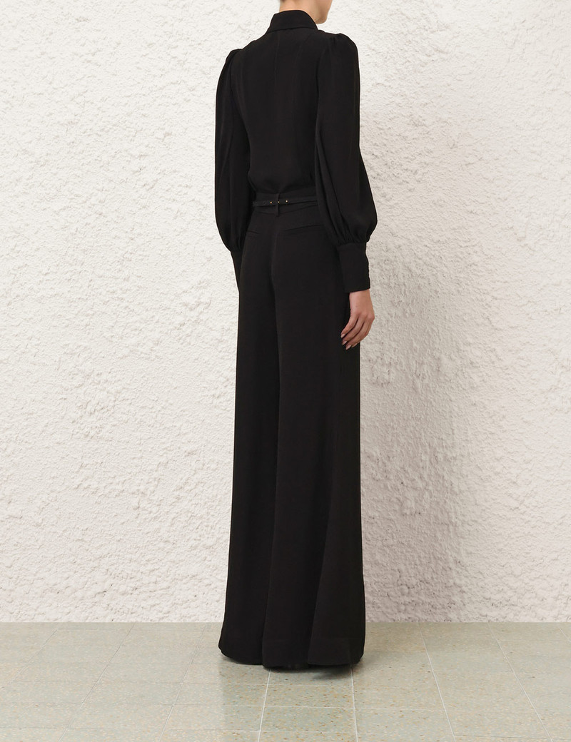 BELTED WIDE LEG PANT 4