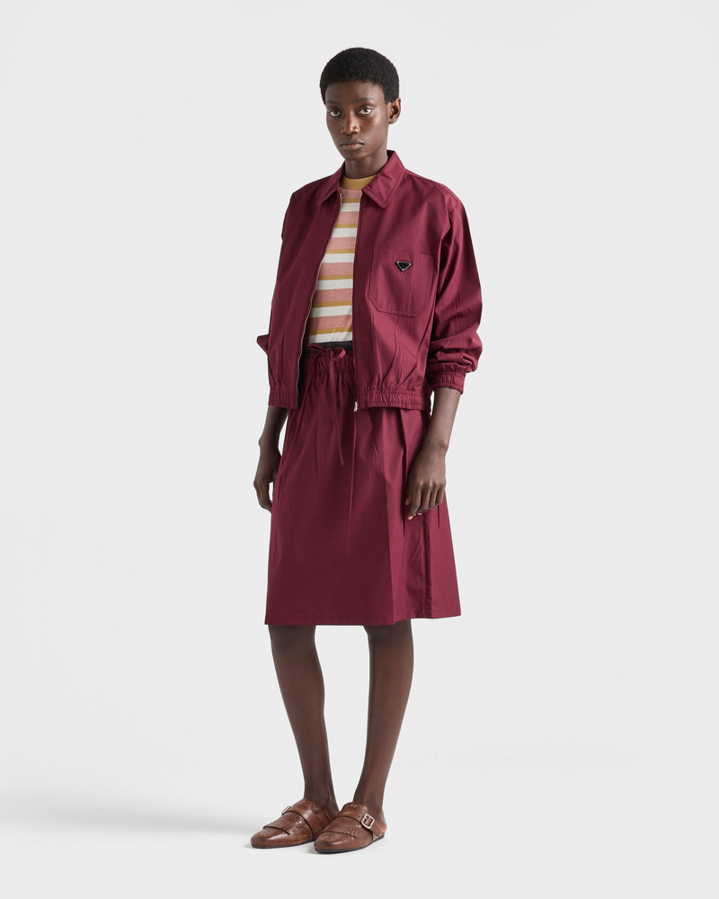 Prada Poplin jacket outlook